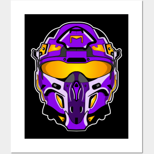 RaceForce Helmet Posters and Art